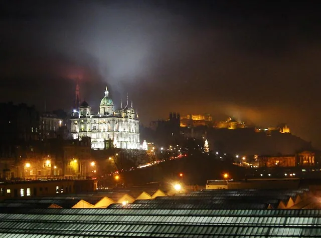 Bank of scotland and castle